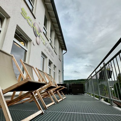 Terrasse im Fitnessstudio von Schwitzkasten Daun